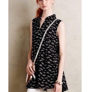 Anthropologie Glasses Top